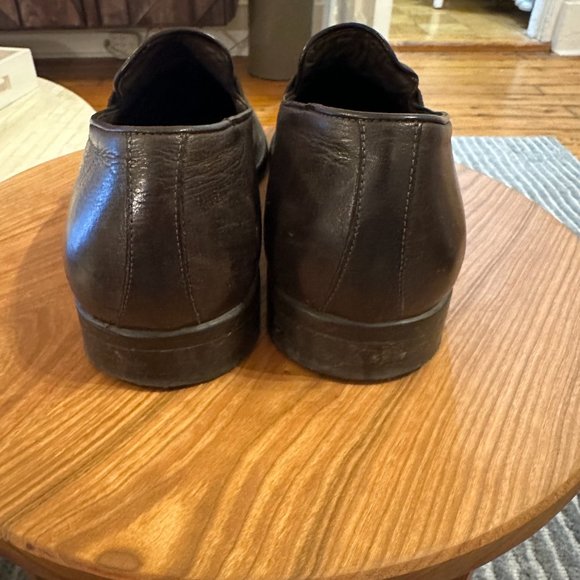 M. GEMI Brown Leather Loafer - Picture 3 of 5